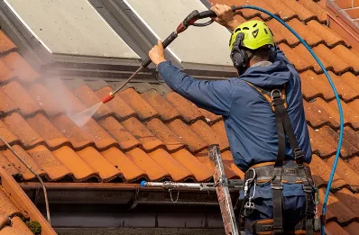 Démoussage et hydrofuge de toiture à Baudonvilliers